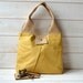 Reserved for Vanessa - Fall fashion CHIC Diaper Bag in Mustard LA BOHEME
