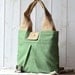 CHIC Handbag Diaper Bag in Green LA BOHEME- light green fashion St. Patrick's Day
