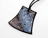 Hidden Flowers Polymer clay pendant