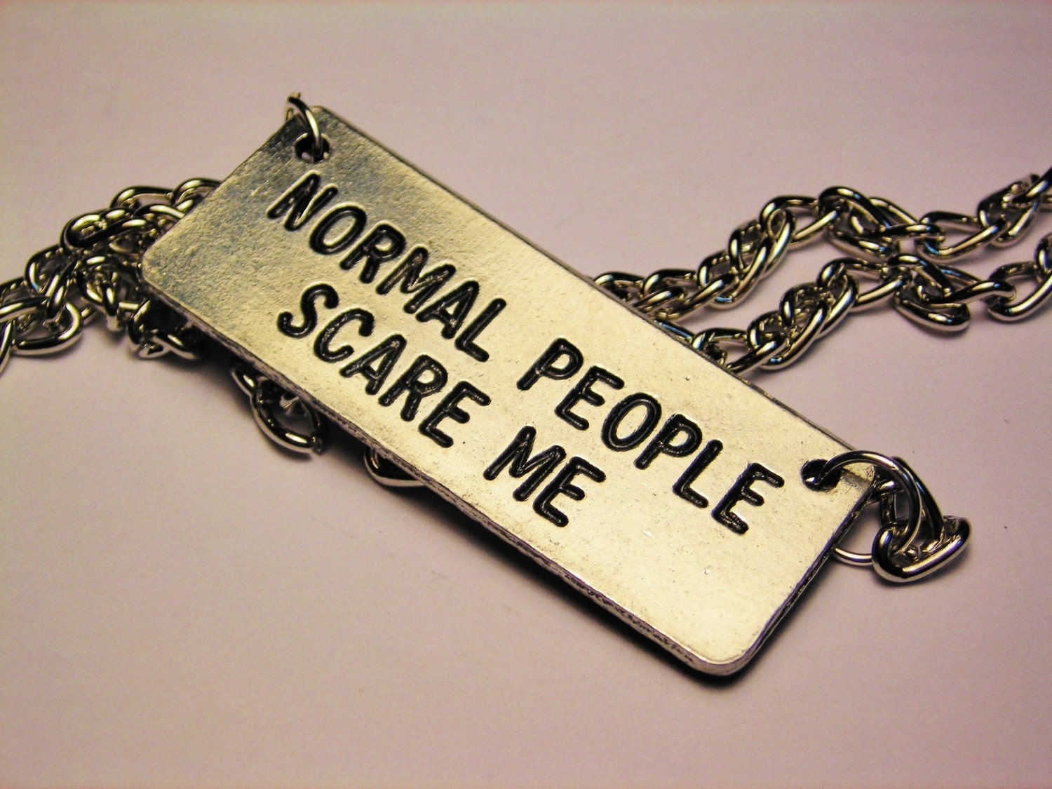 Normal People Scare Me Necklace