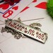 I Wanna Do Bad Things With You Blood Red Letters Necklace