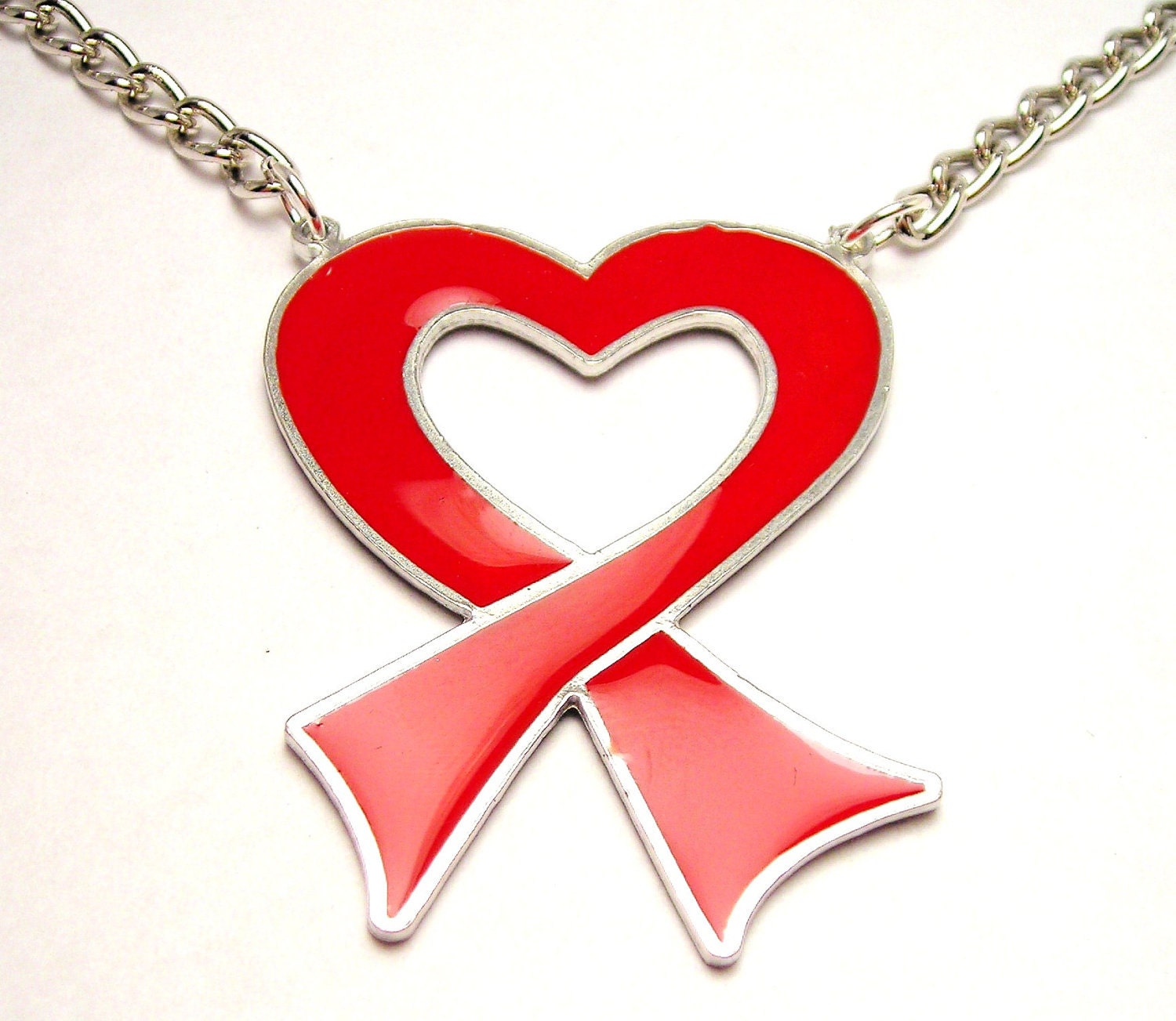 Aids Ribbon Heart