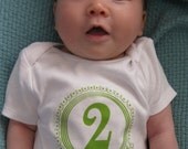 Squiggle Outline Monthiversaries - Set of 12 Onesies