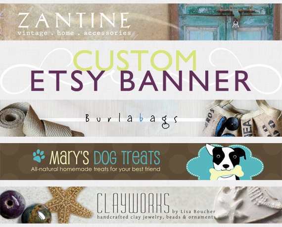 Banner, Avatar & Reseved listing image, custom design