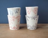 Reserved for wikinator.  SALE..tumbleweed cup. purple or blue in stock.