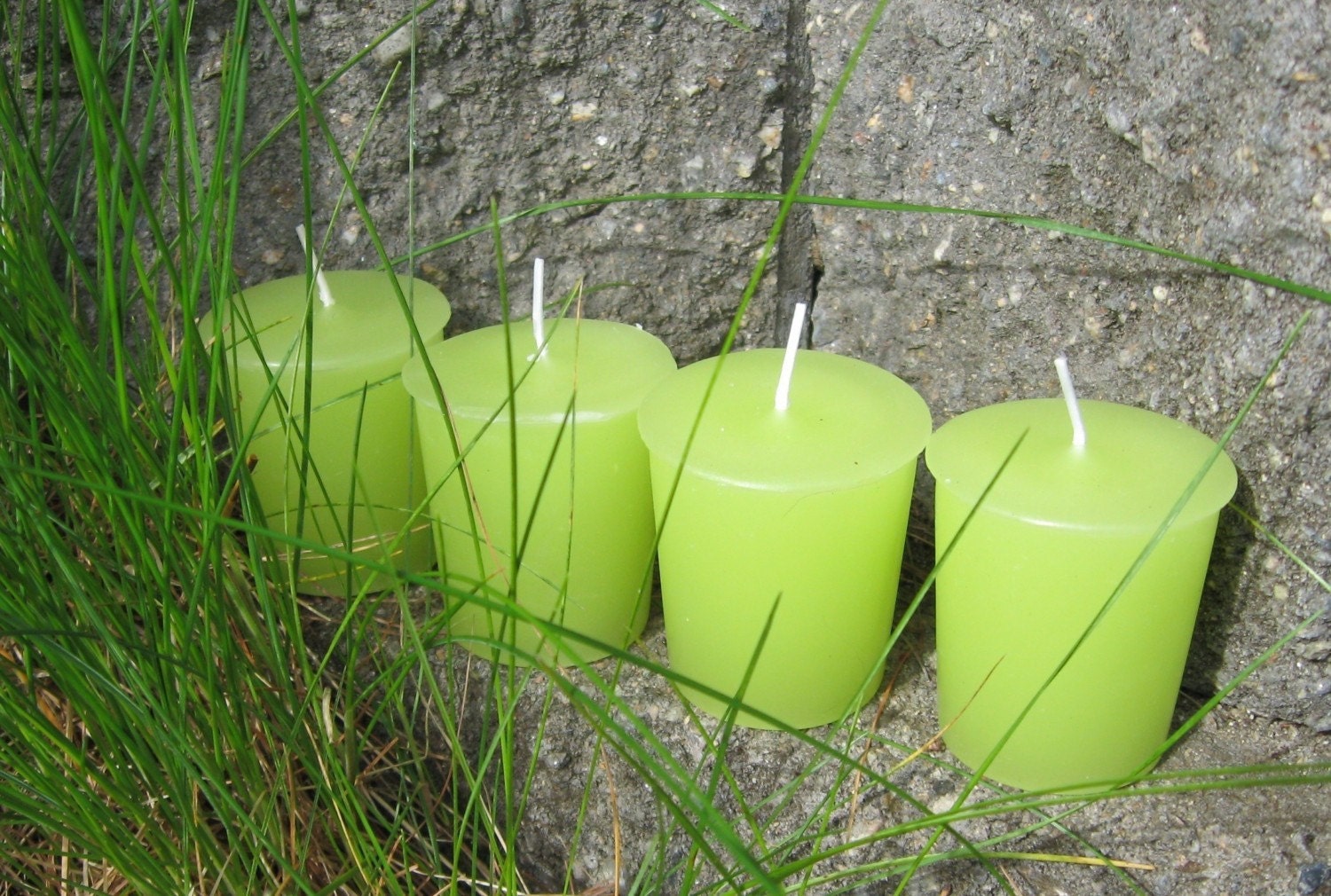 LAWN MOWER CLIPPINGS (votives or 4oz soy jar candle)