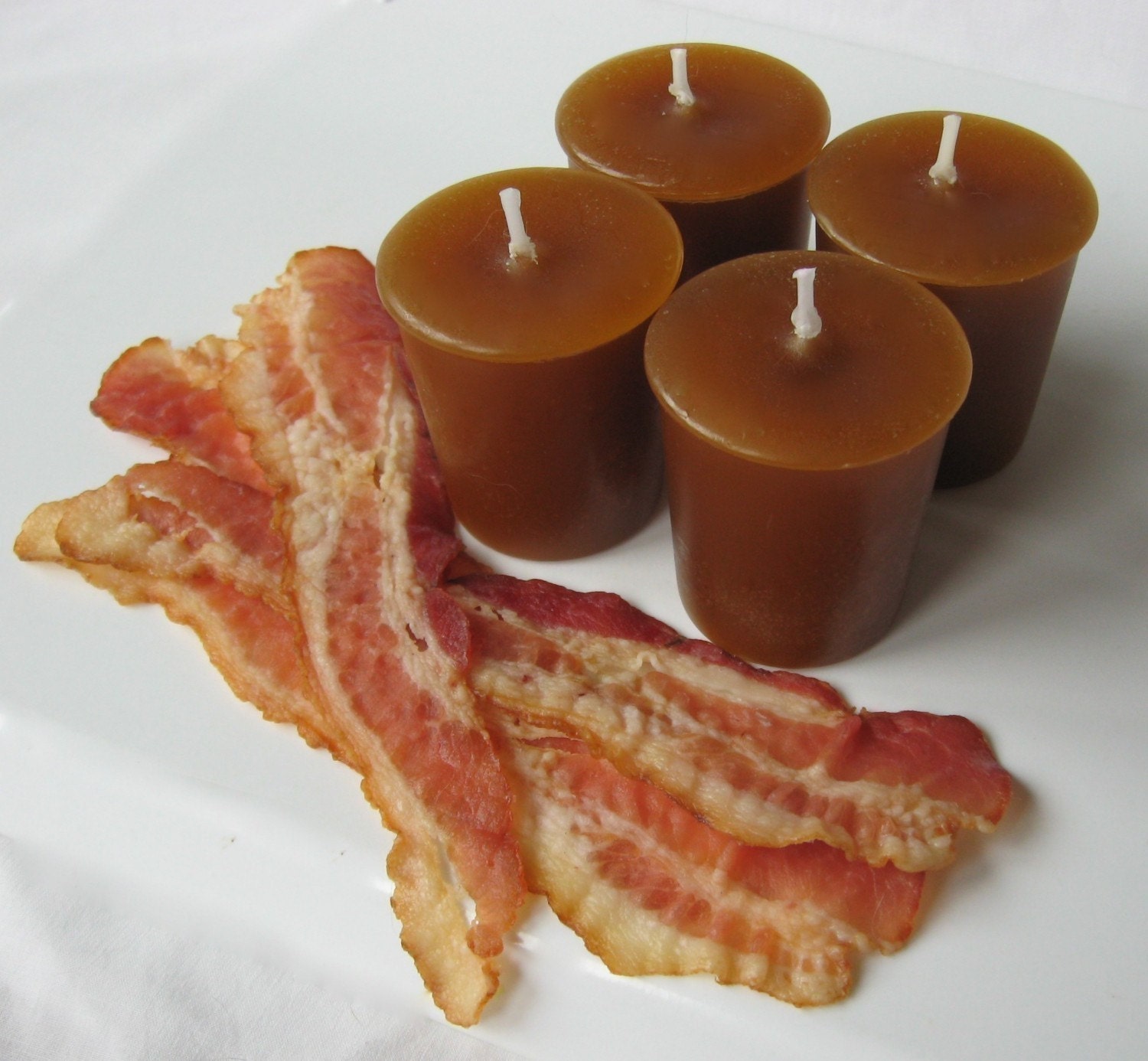 BACON (votives or 4-oz soy jar candle)