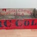 Vintage RC Cola Crate . Wood Crate . Beverage Crate . Metal Corners . Red . SALE