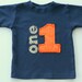 Toddler Birthday shirt, Layered Applique Number, (No Ink) 1st birthday, 2nd birthday, 3rd birthday, 4th birthday, 1,2,3,4,5 Free Shipping
