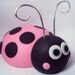 Giant Ladybug Cake Topper or Party Table Centerpiece for Birthdays, Baby Showers and other events