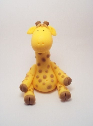 Safari Animals Set of 5- Cupcake or Cake Toppers