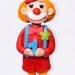 Clown Cake Topper for Birthday Parties or Circus Events