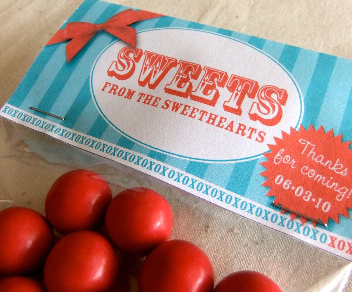 DIY Perfect Match Matchbox Cover AND DIY Sweets Favor Bag Label Templates