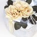 Decoration Victorian Hat Box Heart in Yellow and White Highly Decorative, Feminine
