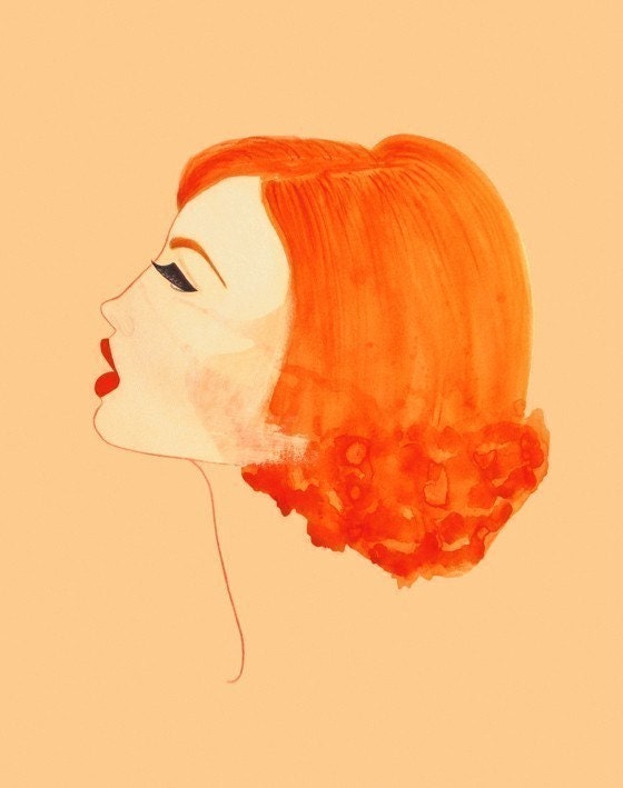 PRINT / Red lips / 8x11