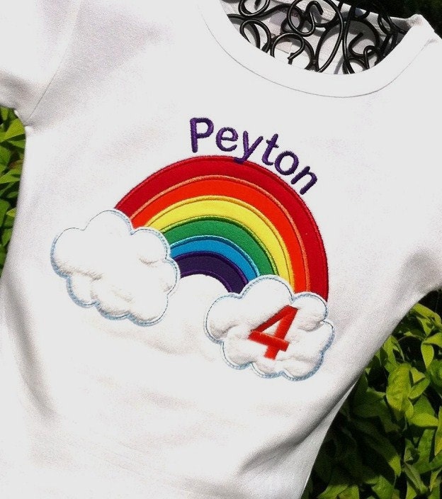 Girls Rainbow Shirt
