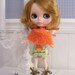 SALE...3 Piece Outfit for Blythe....Skirt, Camisole, and Cowl