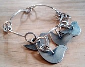sterling dove bracelet: a dule of doves