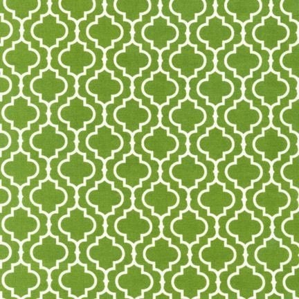 Robert Kaufman Metro Living Tiles in Grass - 32" inch END OF BOLT piece