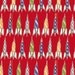 End of Bolt Piece, Sarah Jane for Michael Miller, Children at Play, Rockets in Red - 25 inches