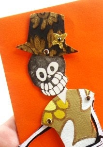 Day of Dead Paper Doll Greeting Card