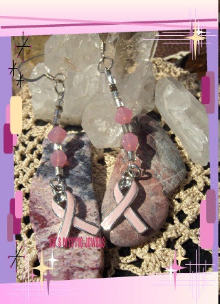 Cancer Ribbon Earrings Awareness Chakra Jewelry Woman Dangle Direct Checkout