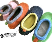 INSTANT DOWNLOAD - Wool Sweater Slipper PDF Pattern