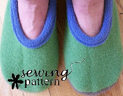 INSTANT DOWNLOAD - Wool Sweater Slipper PDF Pattern