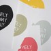 Lovely, Love My Family Print in Black