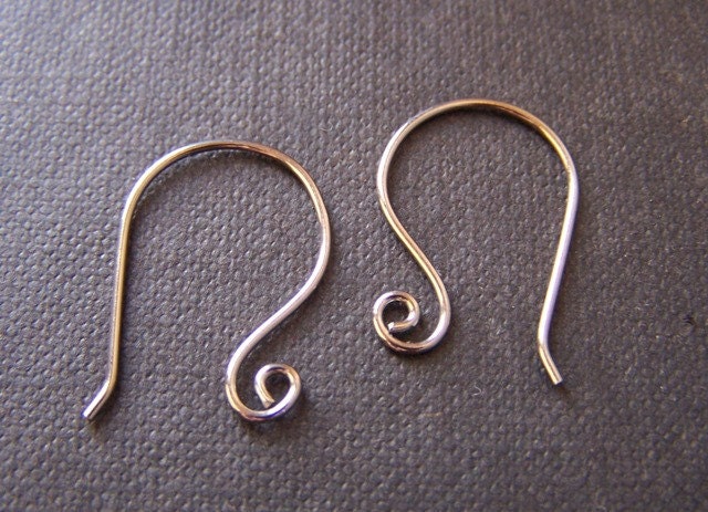 pure titanium interchangeable crystal gemstone dangle earrings - shepherd's hook ear wire
