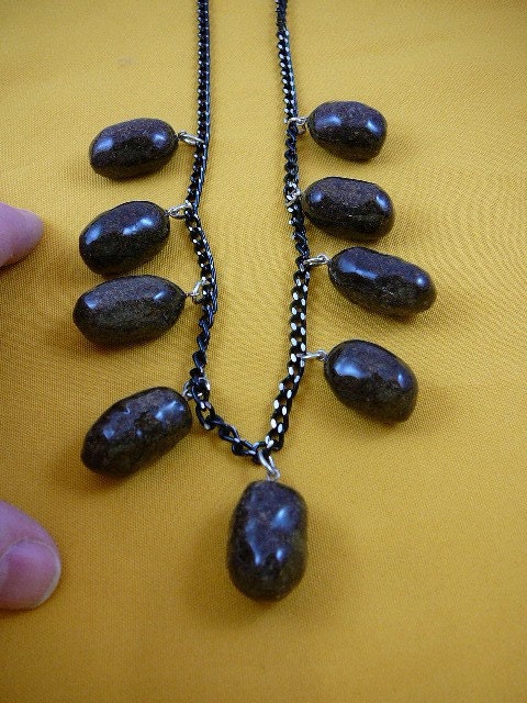 Real Moose Poop 9 doo doo nugget Necklace jewelry Weird PP20-1