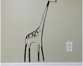 Girrafe Vinyl Wall Decal