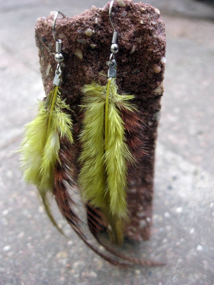 Tickle My Fancy Feather Earrings