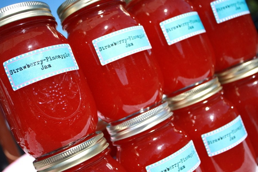 Fill your pantry with Heaven 6 of our 16oz jars of homemade strawberry pineapple jam by Hopes Pantry on Etsy