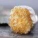 Yellow Citrine Crystal Specimen in Sterling Silver Ring