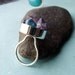 Mixed Crystal Keyhole Sterling Silver Ring- Custom Made