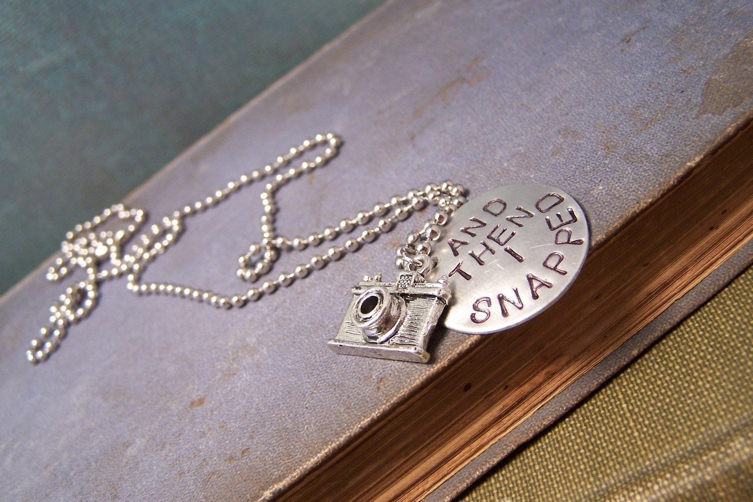 A Camera Necklace...Photographer...Photography...And Then I Snapped