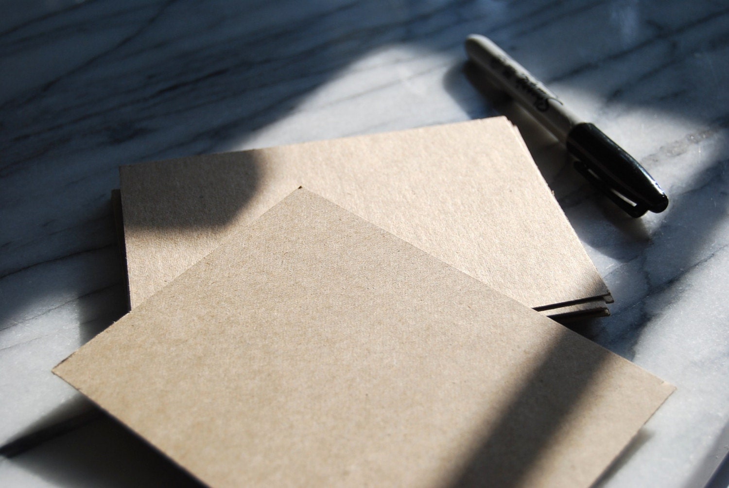 Recycled Cardboard Blank Postcards-Note cards-12