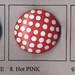 Assorted Colored POLKA DOTS - Dresser Drawer Knobs Pulls YOU PICK THE COLORS and THE NUMBER YOU NEED