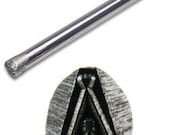 Jewelers or Metal Worker Design Stamp Teepee Number 112