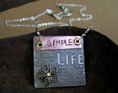 Simple Life Square Necklace
