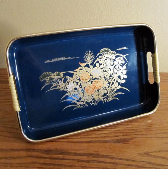CLEARANCE / Vintage Japanese Serving Tray / Retro by MidMod