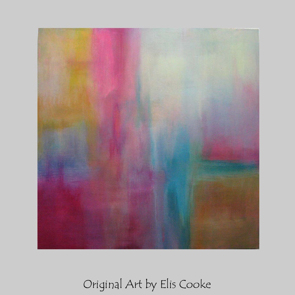 Original Fine Art Abstract Modern Painting Contemporary Acrylic. Passage I