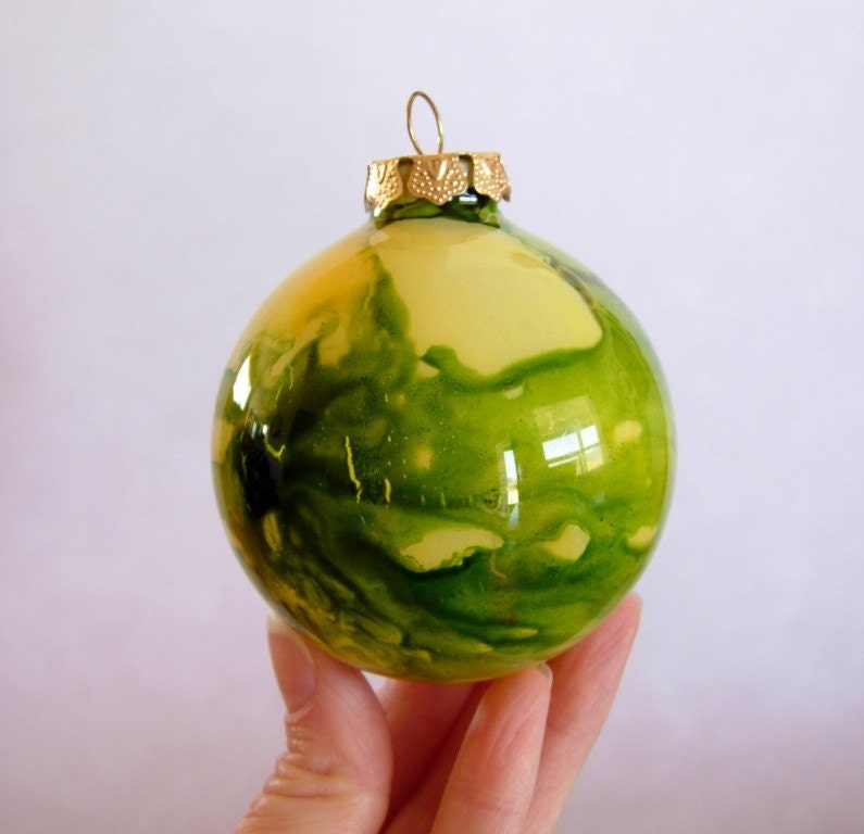 Hand Painted Glass Ornament