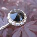 Black Crystal Silver Bobby Pin