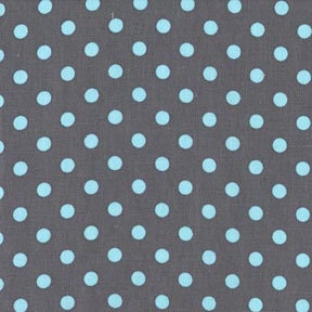 Michael Miller Fabric Dumb Dot Gray 1 Yard, yardage available