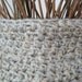 Set of Two Upcycled Crochet Covered Vases