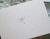 Pink Bee Note Cards