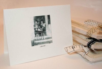 Vintage Photo Cherish Note Cards