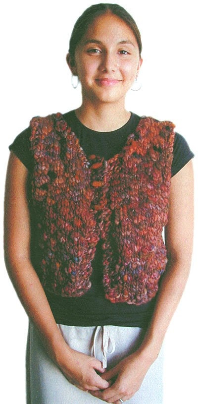 Scandia Vest Knitting Pattern PDF